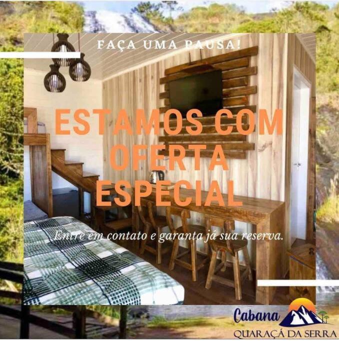 Cabana Quaraca Da Serra Urubici Eksteriør billede
